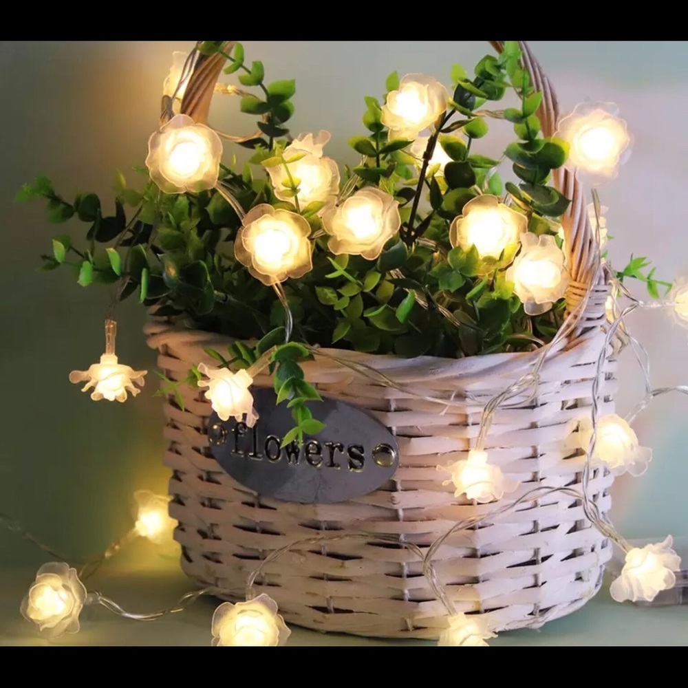 ROSE GARLANDS LED STRING LIGHTS